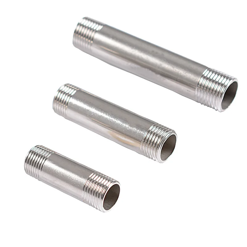 

Наружная резьба 1/8 дюйма, 1/4 дюйма, 3/8 дюйма, 1/2 дюйма, 3/4 дюйма, 1 дюйм, 1-1/4 дюйма, 1-1/2 дюйма, равная 100 мм, Удлинительный фитинг для труб, коннектор ...