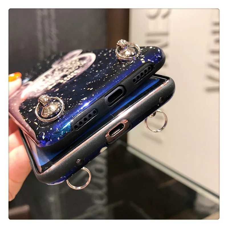 Милый Кот коготь планета Кроссбоди цепь ремень чехол для телефона для samsung galaxy note10 pro S10 Plus чехол s8 s9 Plus note8 note9 A8S A9S