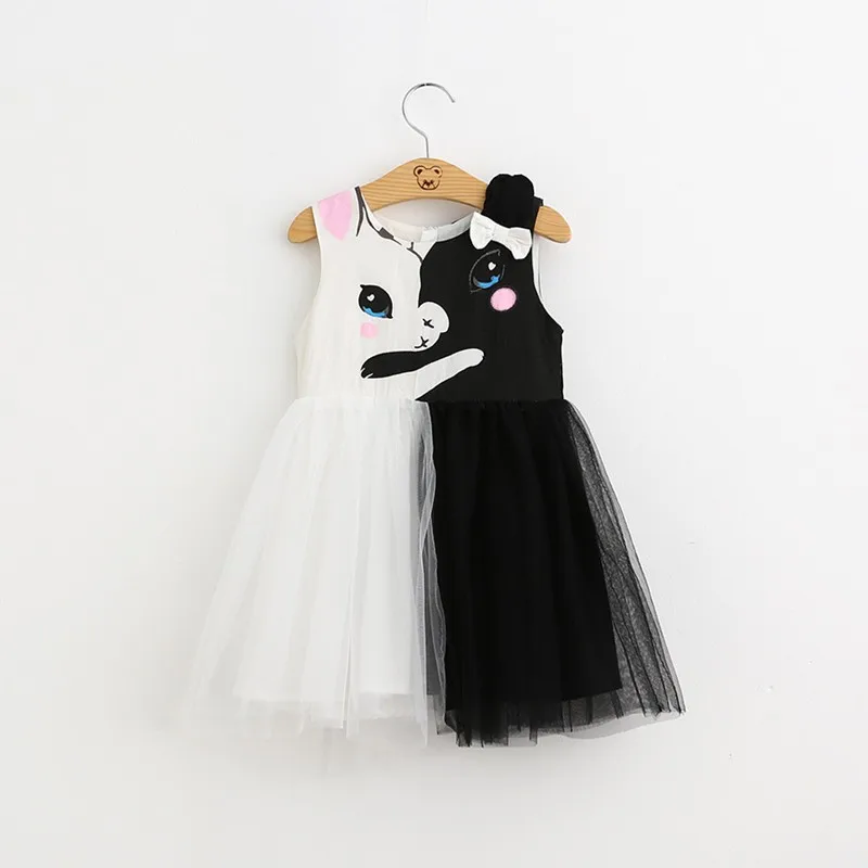 Новинка 2021 года Летнее платье для маленьких девочек Сетчатое принцессы с