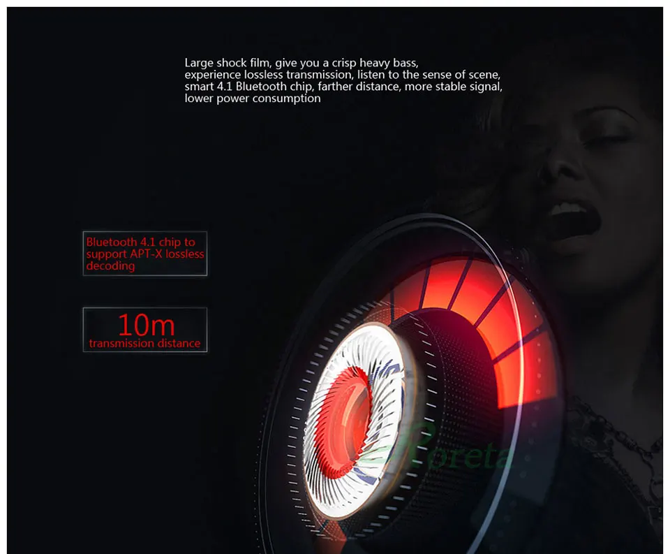 Roreta K98, беспроводные наушники, Bluetooth наушники, спортивные, для бега, беспроводная, стерео, Bluetooth гарнитура с micr для Android IOS