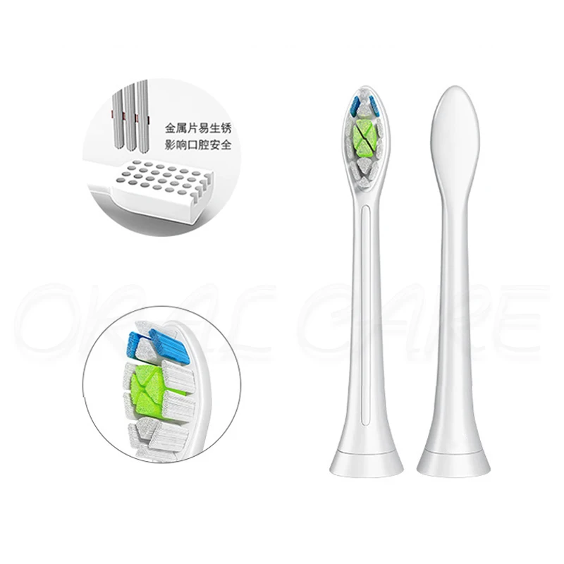 Replaceable Toothbrush Heads For Philips Sonicare Flexcare Diamond Clean Healthy White HX3/6/9 Bright White Diamonds Brush Head