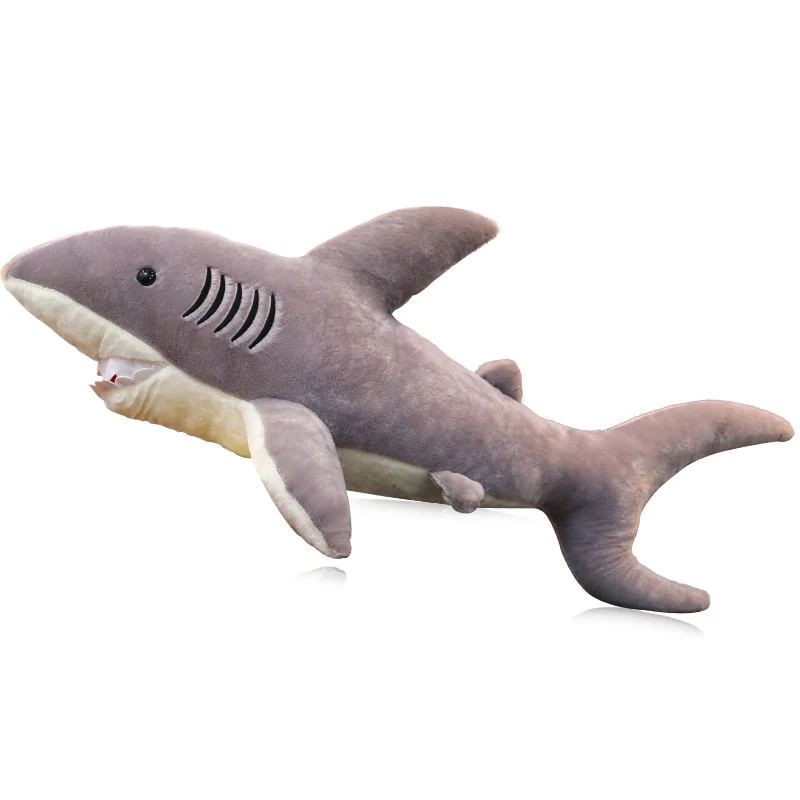 Dorimytrader 180cm Огромные мягкие животные Акула Плюшевые игрушки Фаршированные
