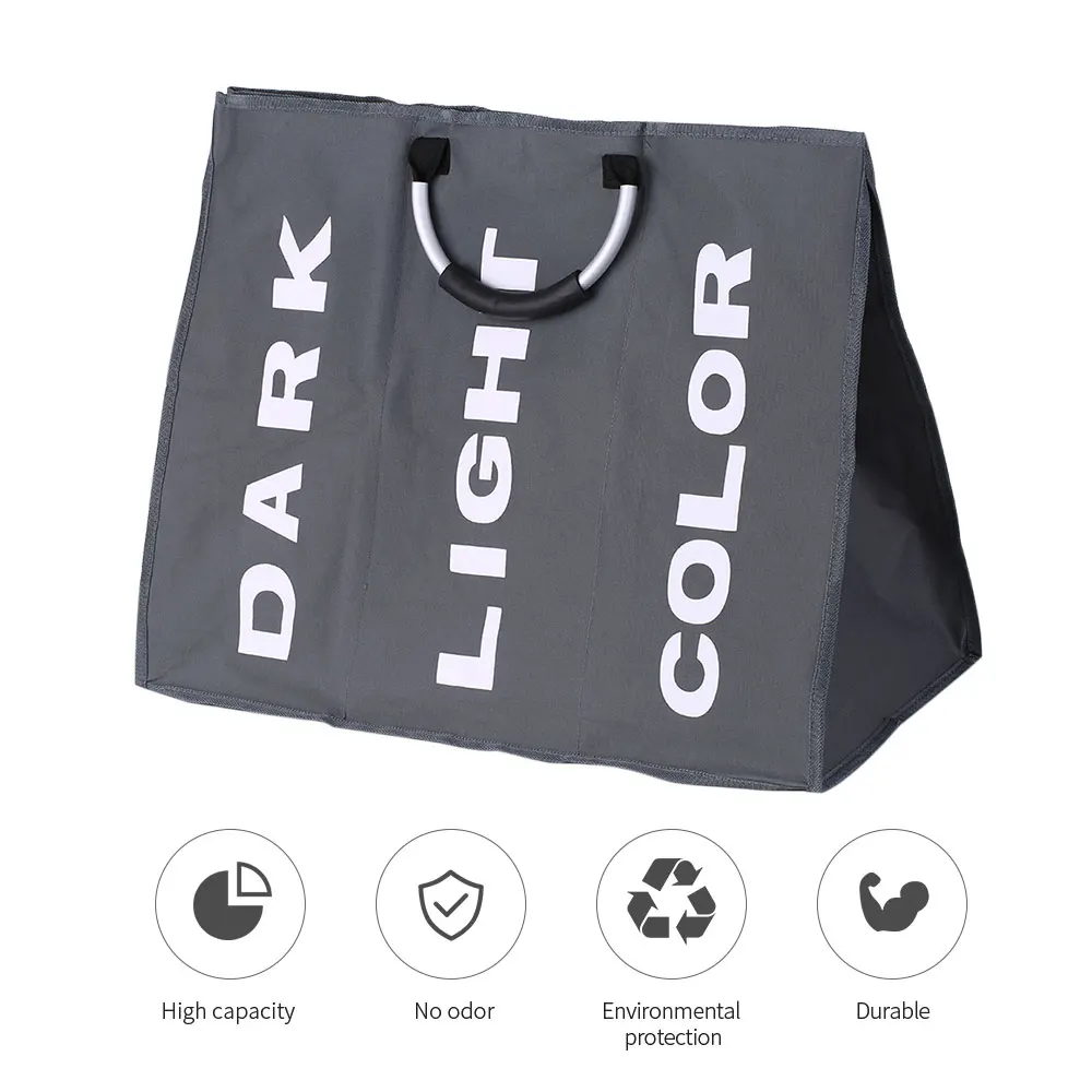 Многофункциональная складная корзина для белья из ткани Оксфорд большой емкости