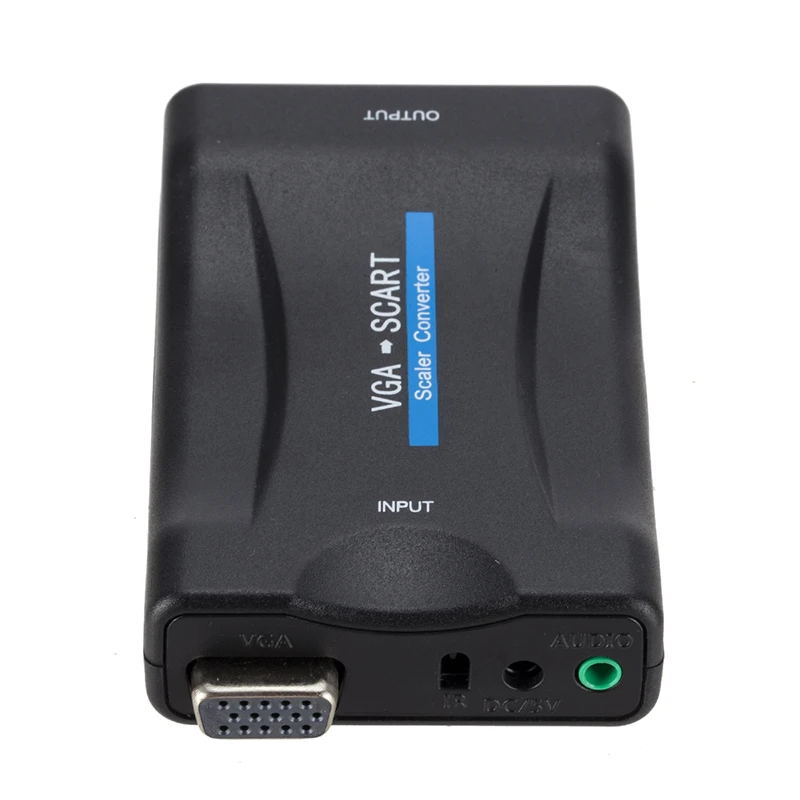 Новинка! Преобразователь видеосигнала VGA на SCART адаптер для цифрового видео аудио