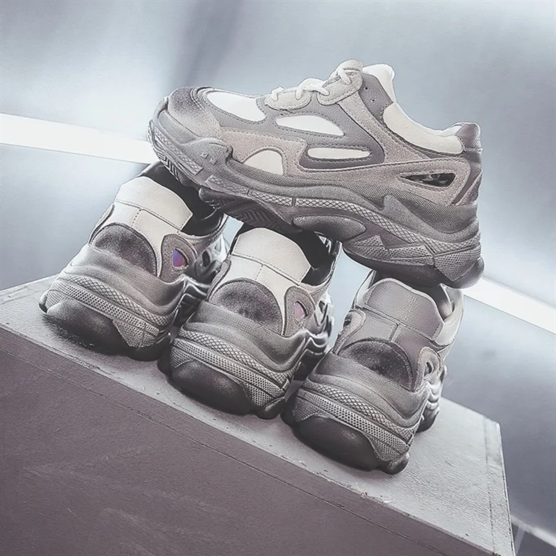 Женские кроссовки на платформе новинка весны 2019 женская обувь для бега женские