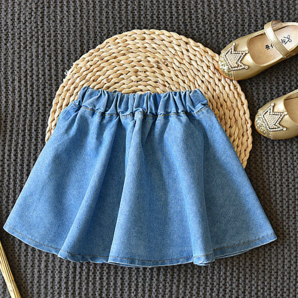 Костюм для девочек Новинка лета 2019 Корейская футболка без рукавов с рисунком