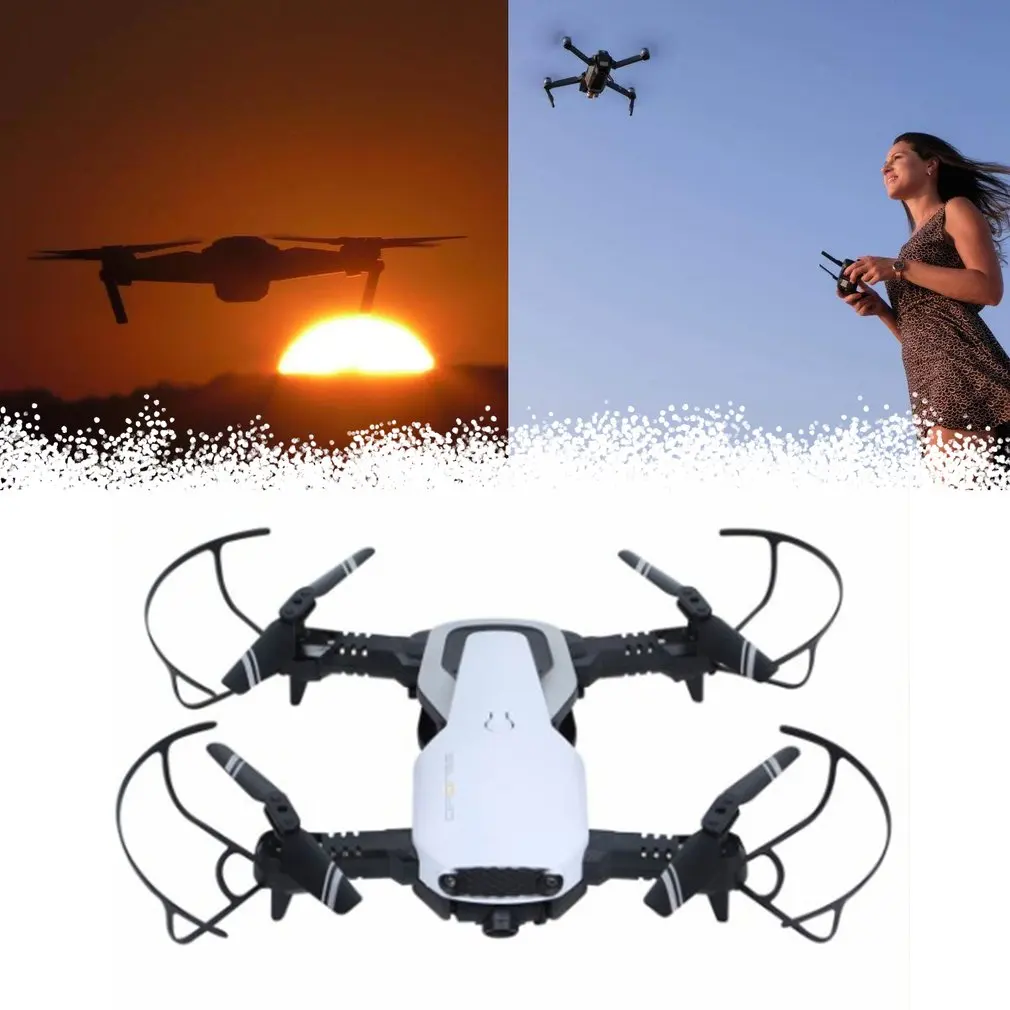 

H2 RC Foldable Drone Headless Mode Drone Four-axis Airplane Mini Drone With 30W Camera APP Control Gesture Photo Drone 3 Battery