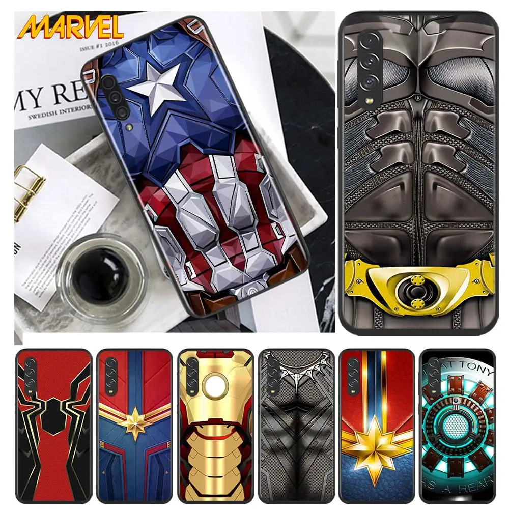 

Avengers Hero Marvel for Samsung Galaxy A90 A80 A70 A60 A50 M60 M40 A20E A2Core A10S A10E Silicon Soft Black Phone Case