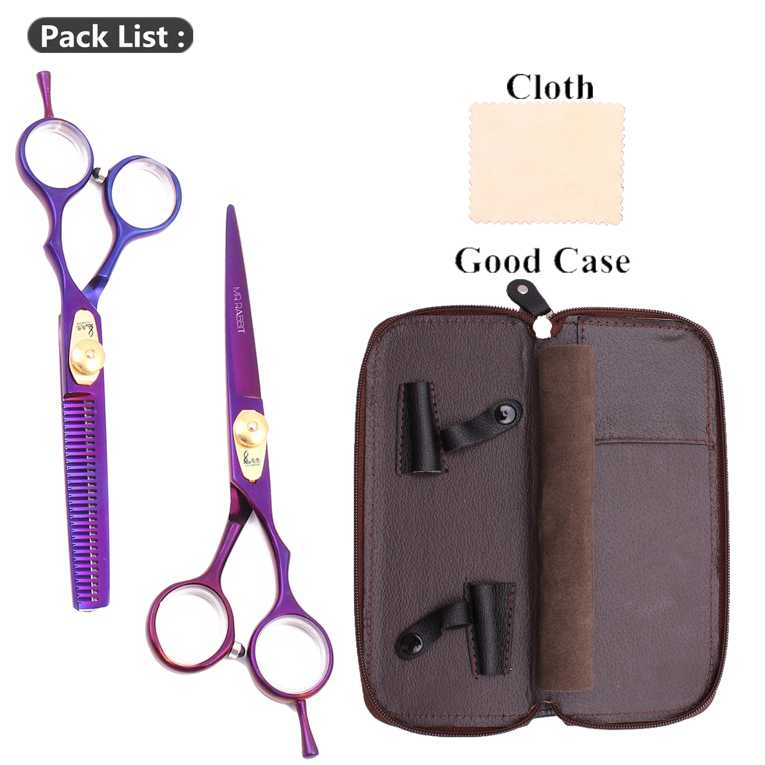 Парикмахерские ножницы 5 дюйма Японские Стальные Ножницы Mr для стрижки кроличьей