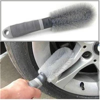 motorfiets auto wiel wasborstel plastic handvat wiel velgen band wassen borstel niet bekrast band lange zachte haren tools