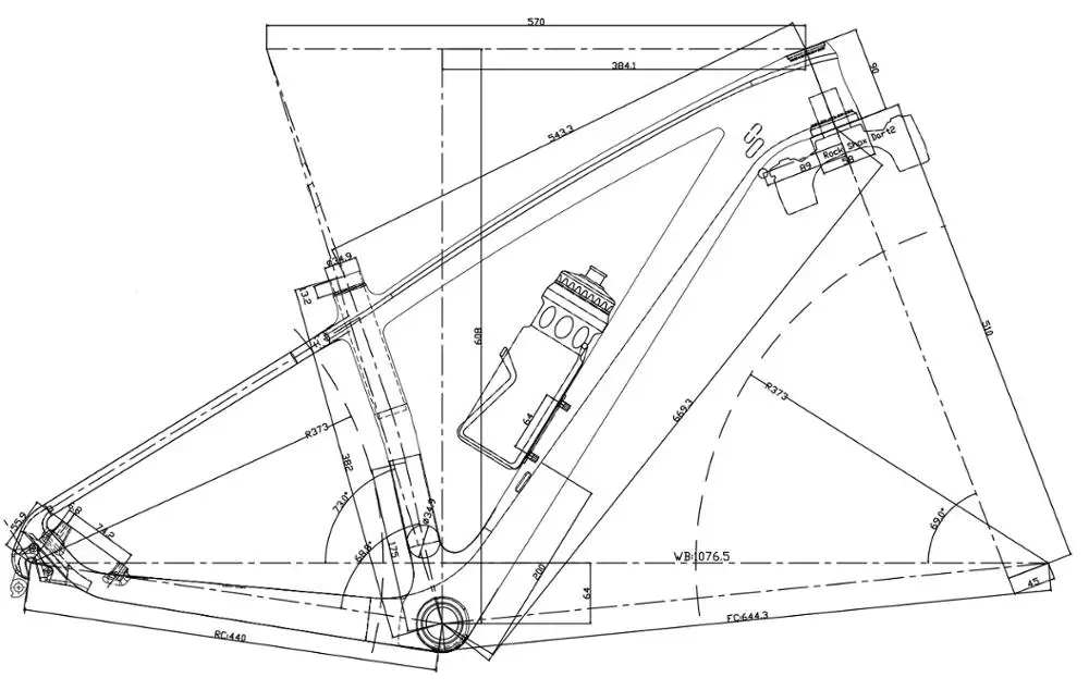 Рама Горного Велосипеда T800 матовая полностью из углеродного волокна 29ER (17/19