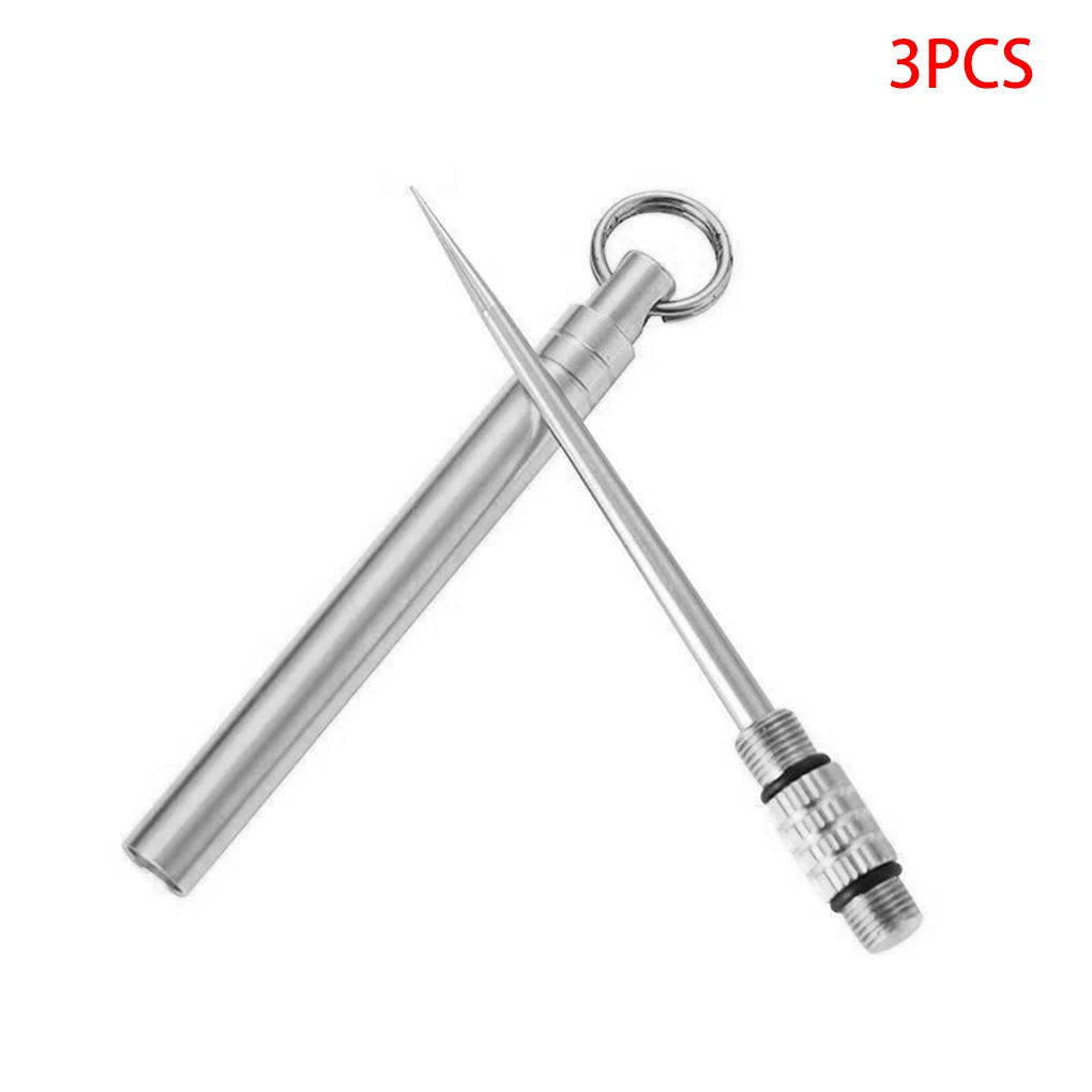 3 шт. портативная металлическая зубочистка с держателем | Дом и сад