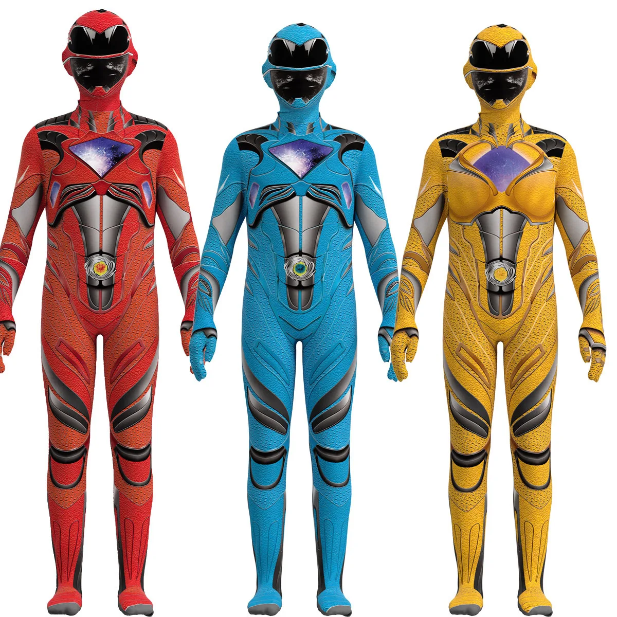 Boys Power Mecha Five Beast Costume Kids Child Mystic Force Superhero Red Ranger Party Cosplay Halloween Carnival Suit