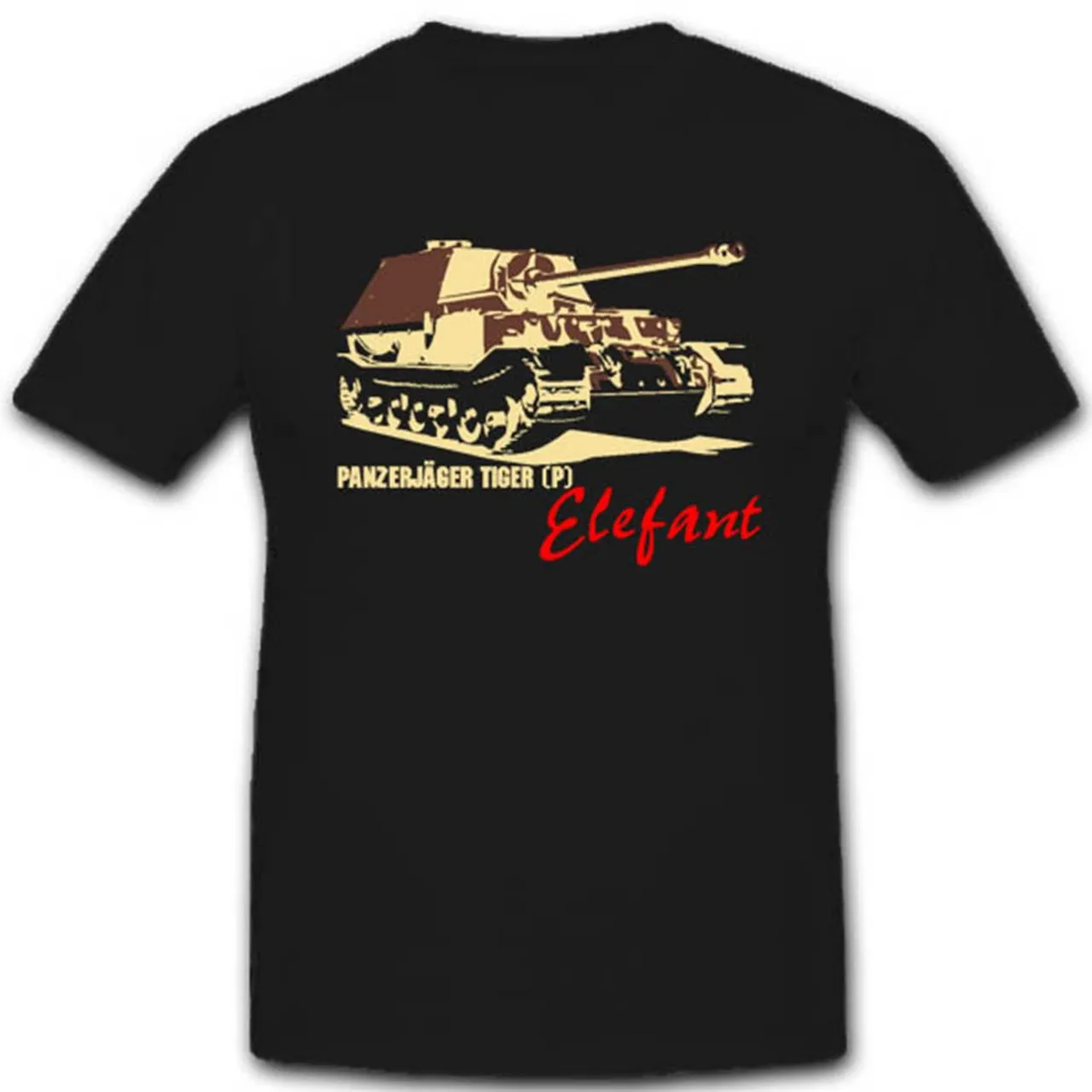 

Elephant Lord Army Panzer Tiger P Bundeswehr Panzer T-Shirt. Summer Cotton O-Neck Short Sleeve Mens T Shirt New S-3XL