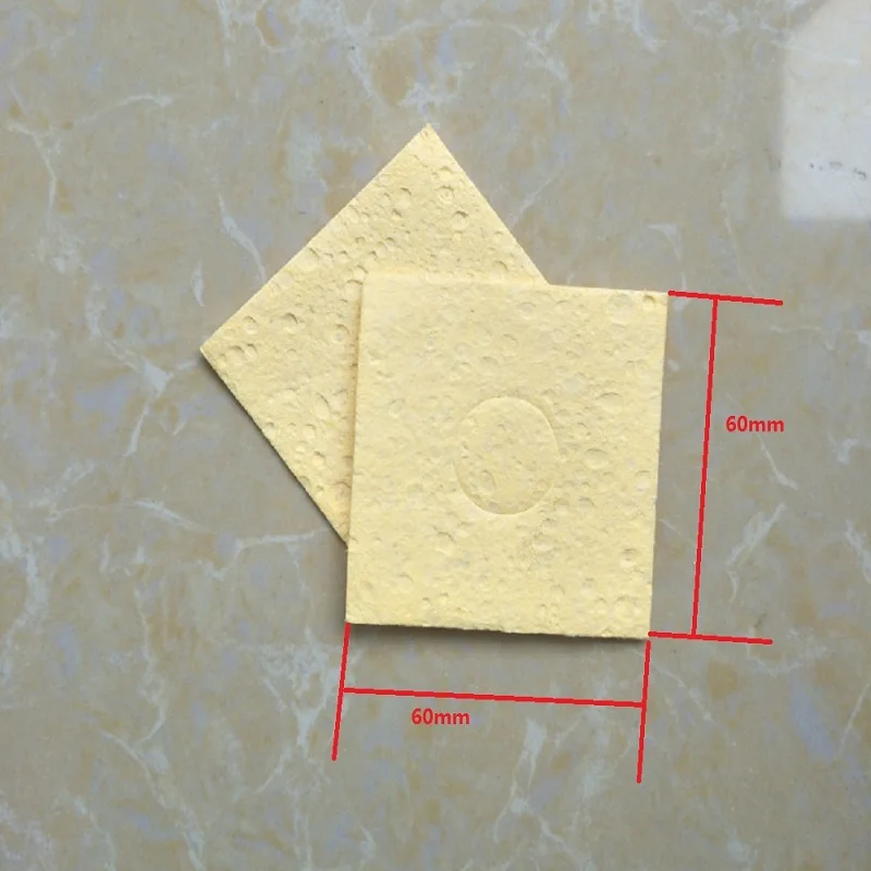 2pcs Sponge 60 Вт Электрический паяльник с регулируемой температурой 220 В 110 В сварочный паяльник паяльная станция паяльник аксессуары - Цвет: 2pcs Sponge