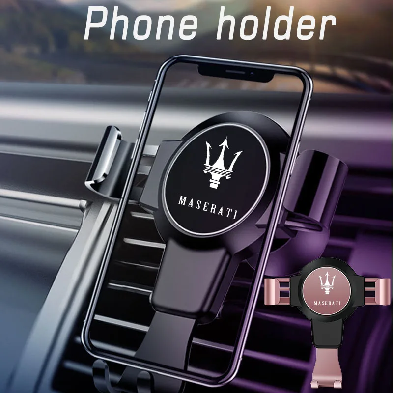 

Car Mobile Phone Holder For Maserati Quattroporte Ghibli Levante Ropa Coche GT GC Car GPS Navigation Mobile Phone Holder Bracket