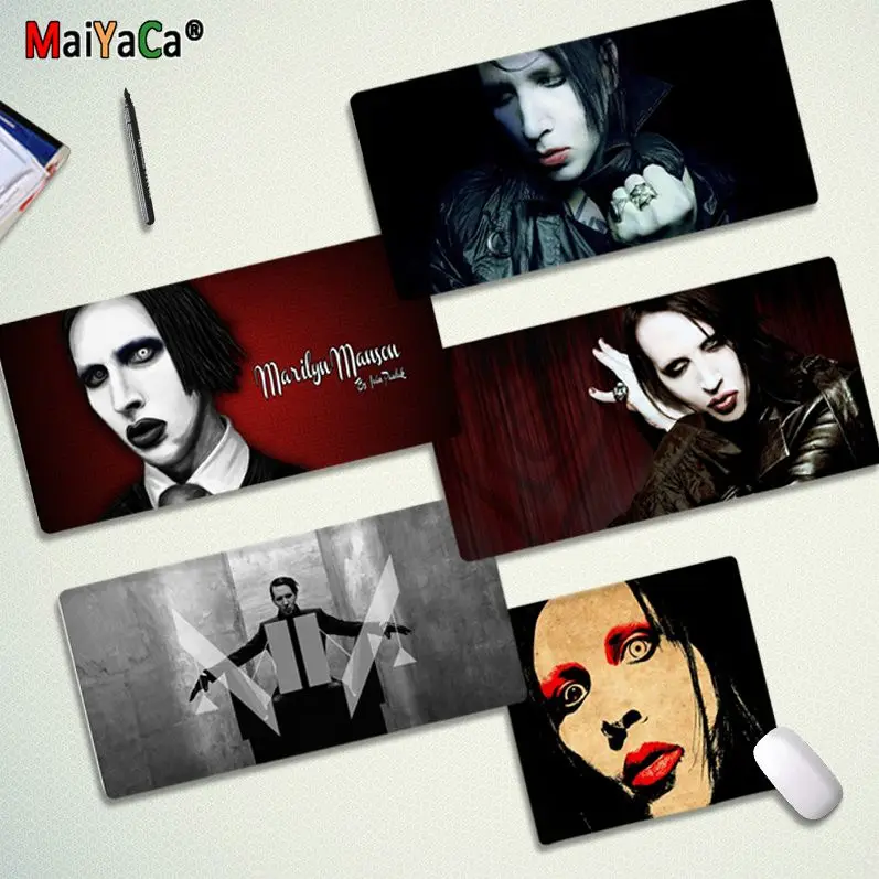 

Красивый Аниме Коврик для мыши MaiYaCa Мэрилин Мансон размер для резиновых ковриков для мыши Deak коврик для overwatch/cs go/world of warcraft