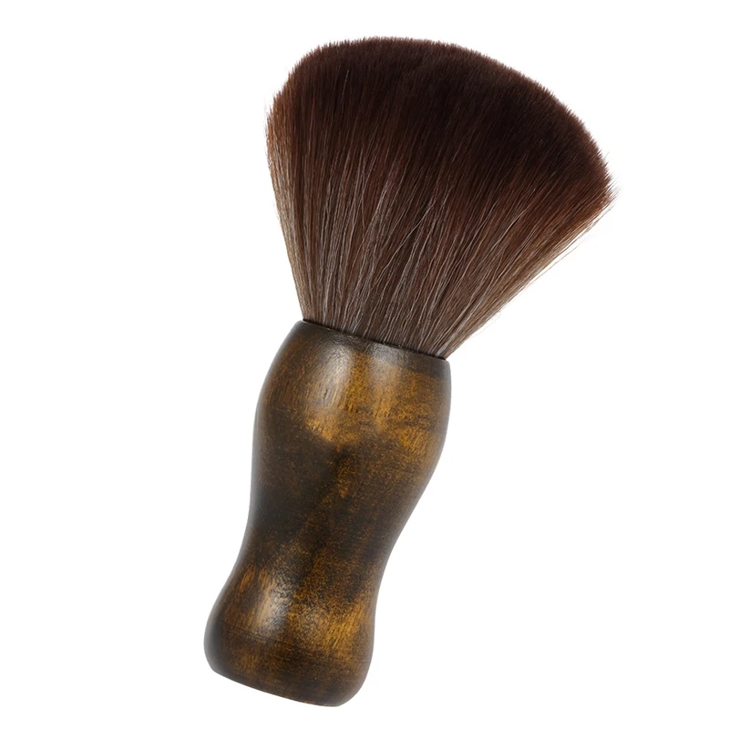 Профессиональная мягкая кисточка для лица на шее волос из очистки салона стрижки