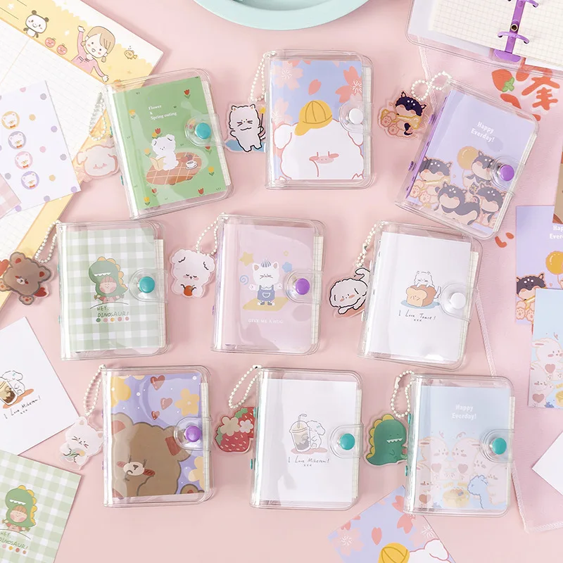 

Cute 3 Hole Mini Loose-leaf Notebook Planner Organizer Binder Journal Diary Ring Binder Kawaii School Supplies