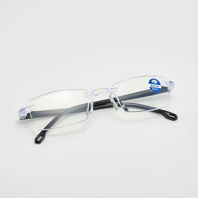 Женские ульсветильник очки без оправы с плоским зеркальным покрытием в стиле