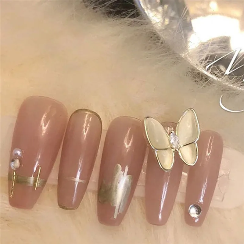 16 видов конструкций 3D в виде бабочки Стразы для украшения ногтей сплава Циркон