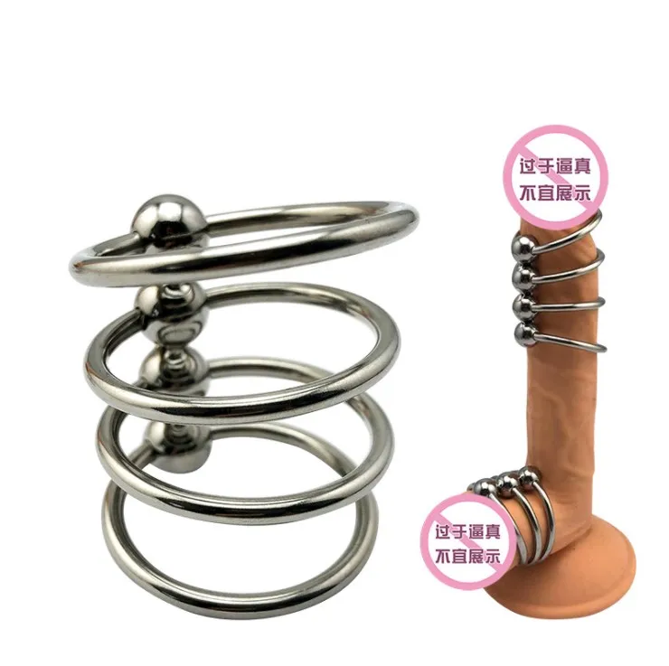 Тяжелый металл кольца дял пениса для Для мужчин 55 мм Нержавеющая сталь