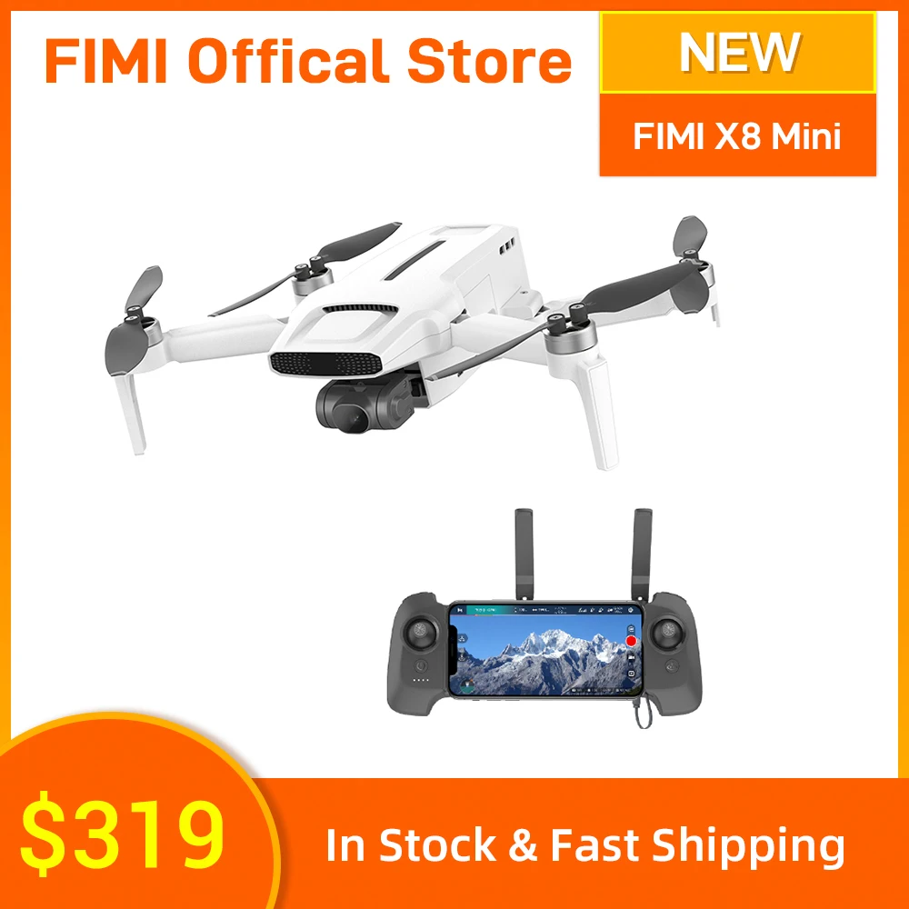 FIMI X8 Mini Drone professional 4k drone camera Quadcopter mini drone with remote control under 250g drone gps 8km little drone