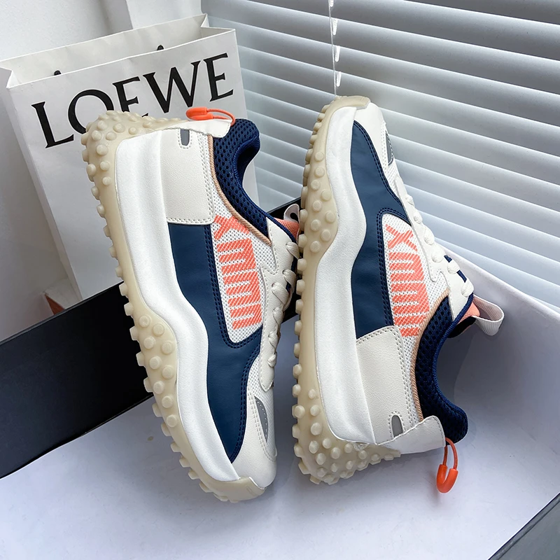 

Sports Shoes Summer Mesh Casual Breathable Shoes Women's Flat Shoes Paragraph Non-slip Wear-resistant Outdoor Lace-up Sneakers