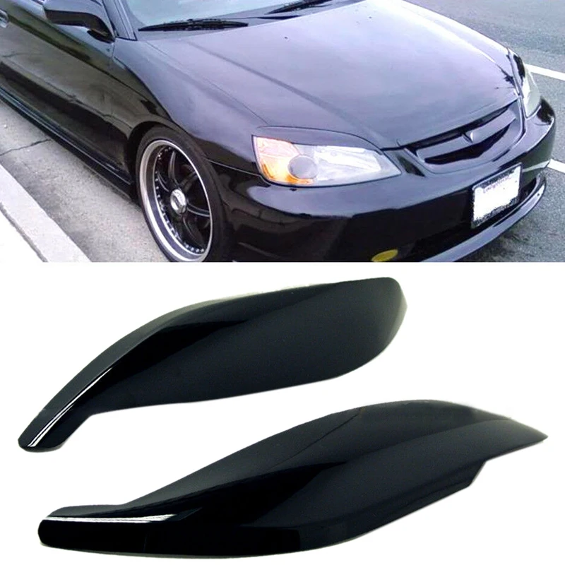 

Чехол для фар автомобиля, веко, брови, веко, подходят для Honda Civic 2/4 DR 01-03