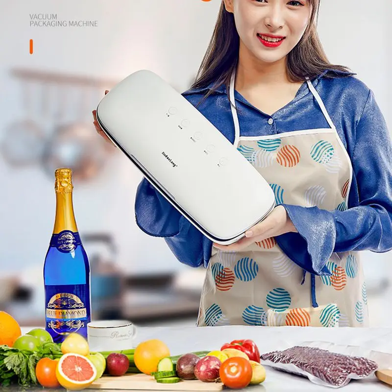 

Upgraded Dry Wet Version Vacuum Food Sealer Automatic Household Food Packing Machine kitchen Vacuum Sealer with Bags