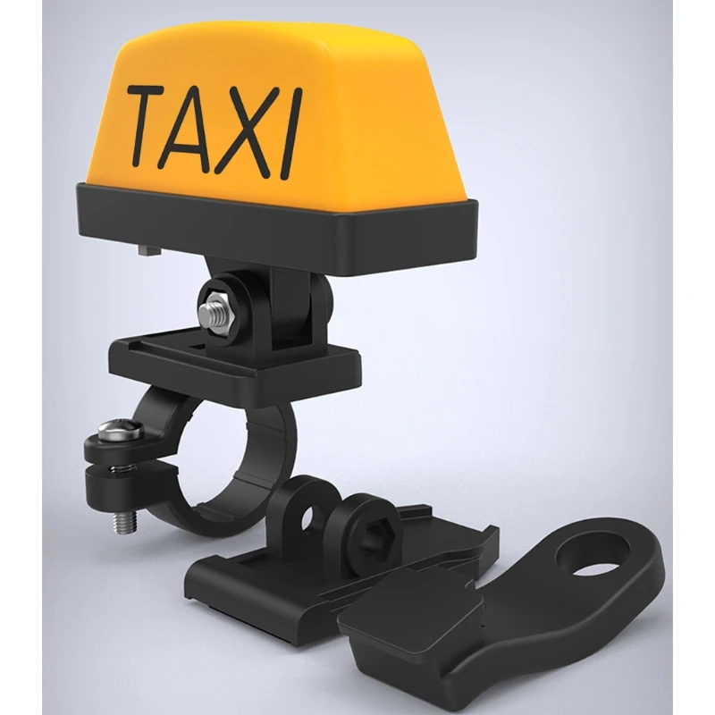 

Motorcycle Decoration Modified Light Adjustable Handle Helmet Light USB Rechargable Warning Taxi Box Sign LED Lamp Indicator