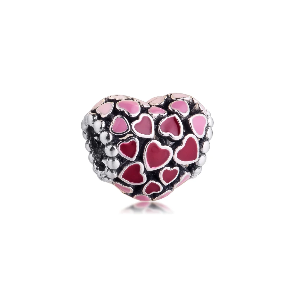 

Fits Europe Bracelet Real 925 Sterling Silver Burst of Love Charm Beads for Jewelry Making Women Charms Bead Kralen Berloques