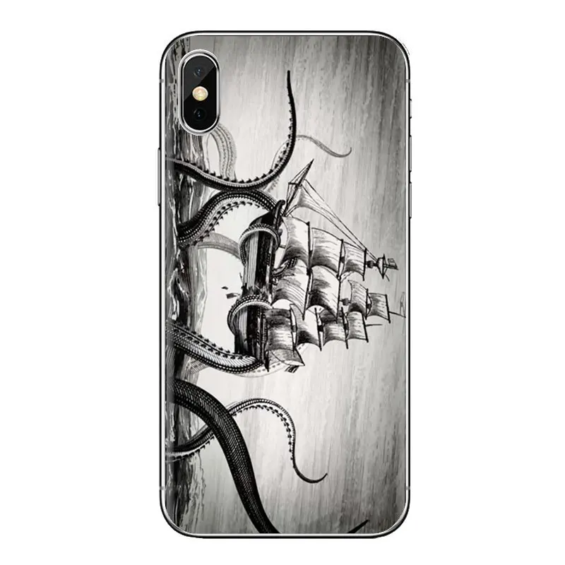 Для samsung Galaxy S2 S3 S4 S5 MINI S6 S7 edge S8 S9 Plus Note 2 3 4 5 8 Coque Fundas TPU Чехлы морские микросхемы