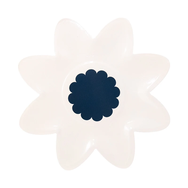 

8pcs 7inch Disposable Sunflower Shape Paper Plates Birthday Party Wedding Decoration Supplies Eco-Friendly