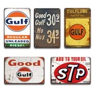 Хороший металлический постер с изображением масла в заливе Stp, жестяной знак, винтажные металлические знаки, магазин автозаправочной станции, мужская пещера, домашнее настенное украшение