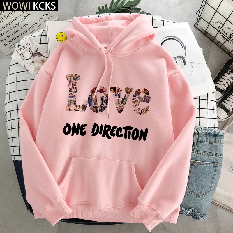 

One Direction Graphic Harry Styles Merch Aesthetic Pullover Hoodie Sweatshirt Clothes Fall 2021 Harajuku Streetwear Winter Women