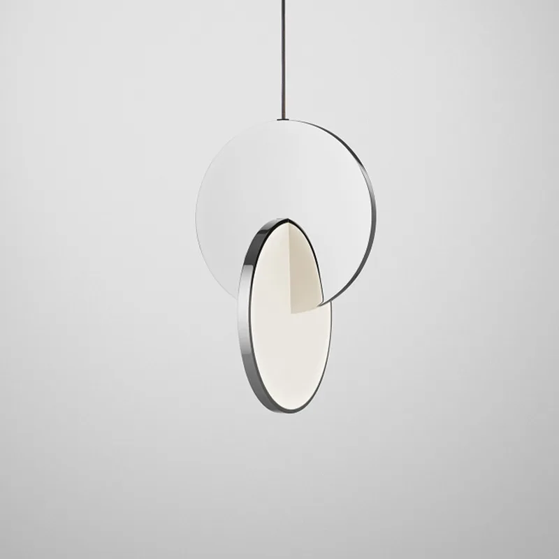 Современный круглый подвесной светильник для торта светодиодный металлический