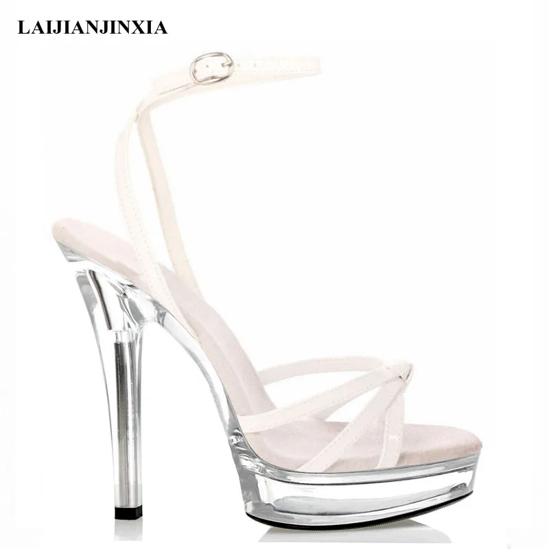 Women's Shoes 13 CM High-heeled Shoes Night Club Pole Red Dancing Shoes Sexy Dance Shoes Thin Heels Sandals