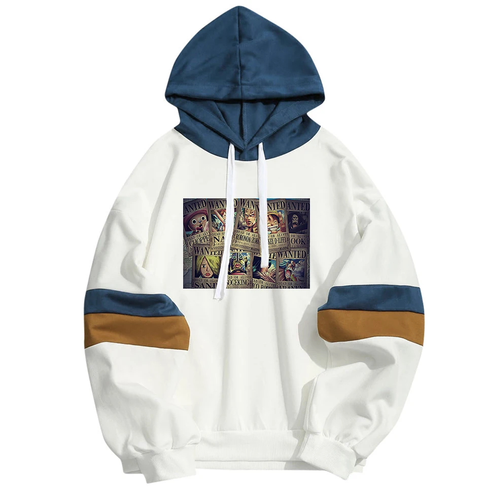 Уличная одежда с мотивами из аниме One Piece хотел дизайн мужские и женские толстовки