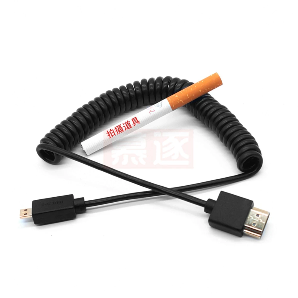 Совместимый с HDMI 2 0 Ультра тонкий короткий провод bmpcc 4K 60p GH5 fs7 Astro Boy ATOMOS monitor|Кабели