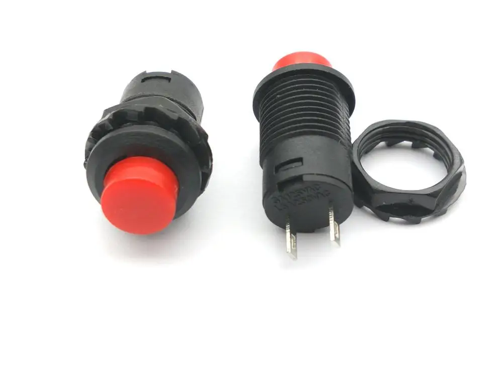 5 шт. 12 мм мгновенного включения/выключения кнопочного переключателя адаптера |