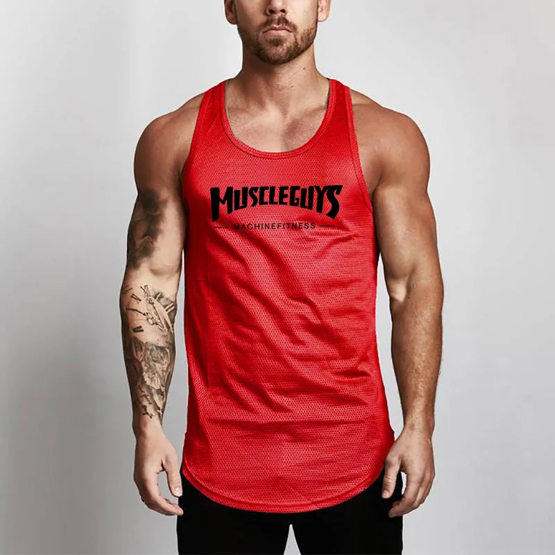Mens Tank Tops Shirt Fitness Clothing Vest Sleeveless Cotton Man Canotte Bodybuilding Ropa Hombre Gym Top Clothes Wear | Мужская одежда
