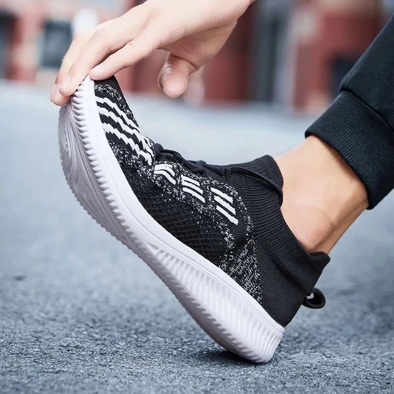 

Men's Mesh Outdoor Sock Man Sport Shoes Running Platform Shoes Lightweight Shoes Walking Sneakers Zapatillas Hombre