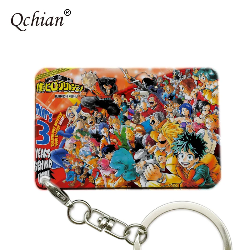 Популярный брелок с рисунком героев мультфильма боку Нет Моя геройская академия