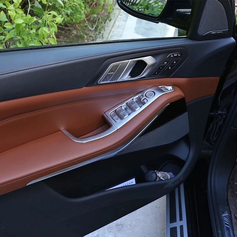 Двери автомобиля коробка для хранения дверной подлокотник окно Лифт рамка