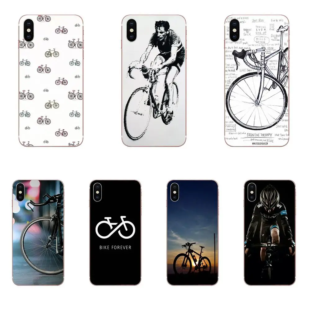 Для Xiao mi 3 4 4C 4i 5 5s 5X6 6X8 SE Pro Lite A1 Max x 2 Note мягкие чехлы Чехлы на велосипед Cyclist черный