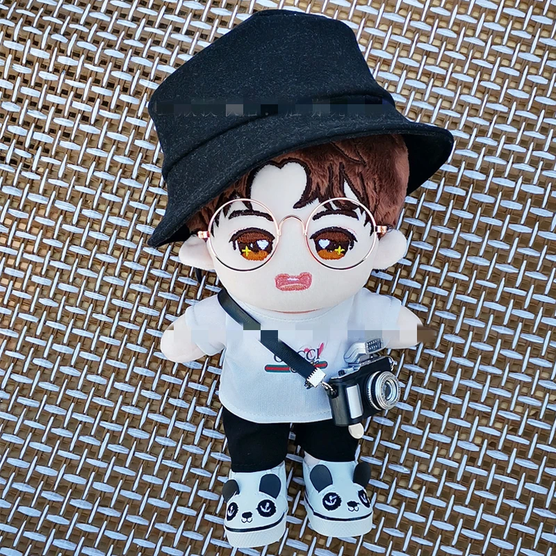 

Huang Minghao 20cm plush doll cotton doll Dress up doll toy for gift cute doll