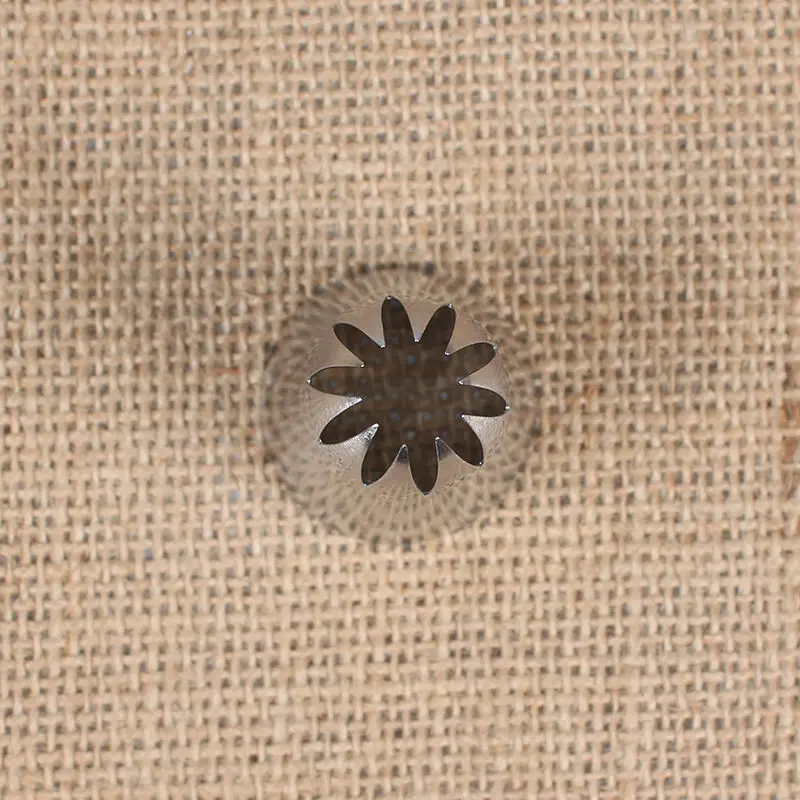 #1 г большие металлические украшения для пирожных наконечники покрытие из