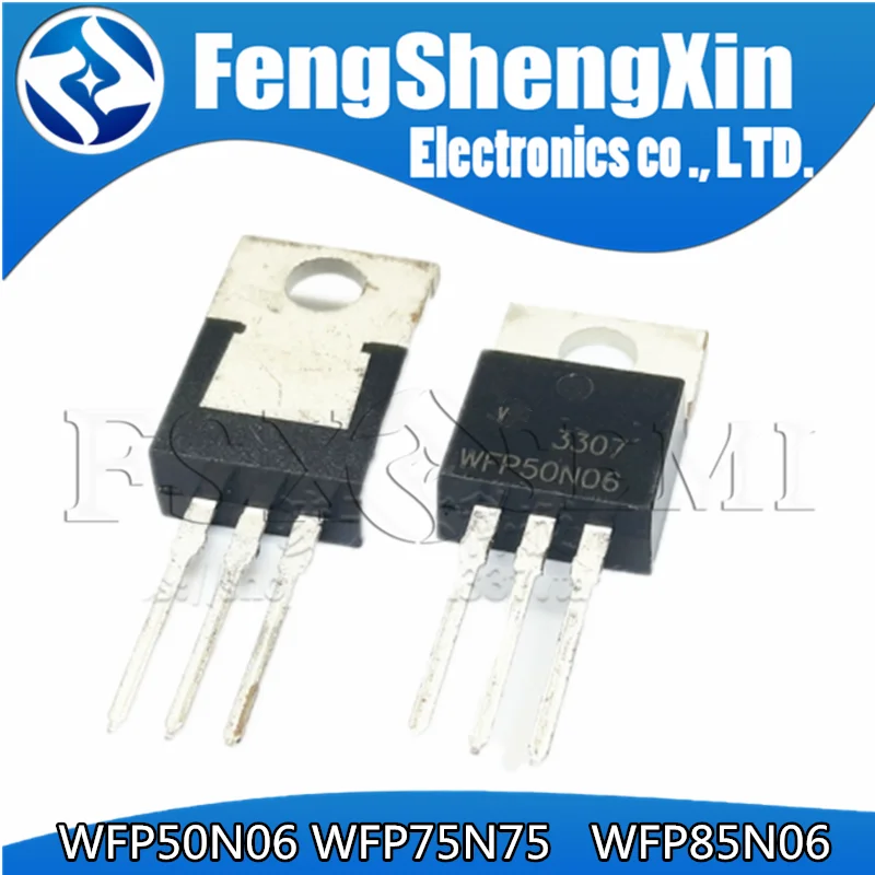 5 шт. WFP50N06 WFP75N75 WFP85N06 TO-220 50N06 WFP50N06G TO220 N-Channel MOSFET | Электронные компоненты и