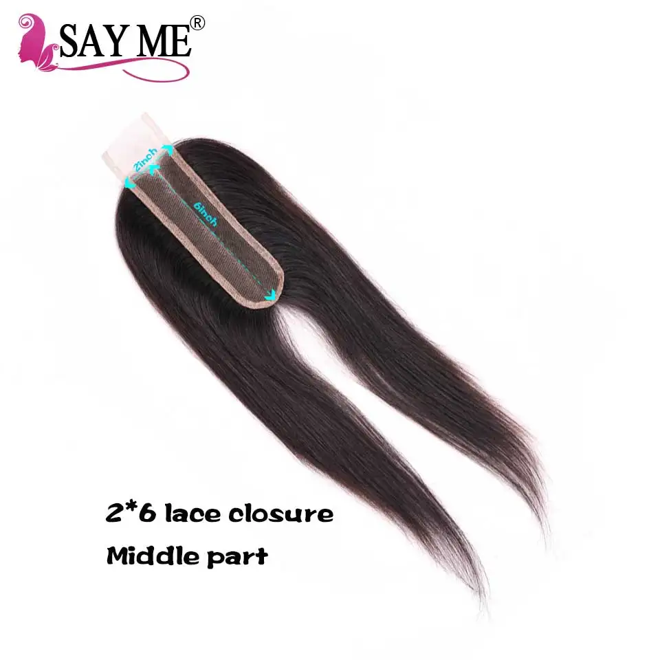 Перуанские пучки волос с закрытием прямые Kim K 2*6 натуральных Natura Remy закрытием|3/4